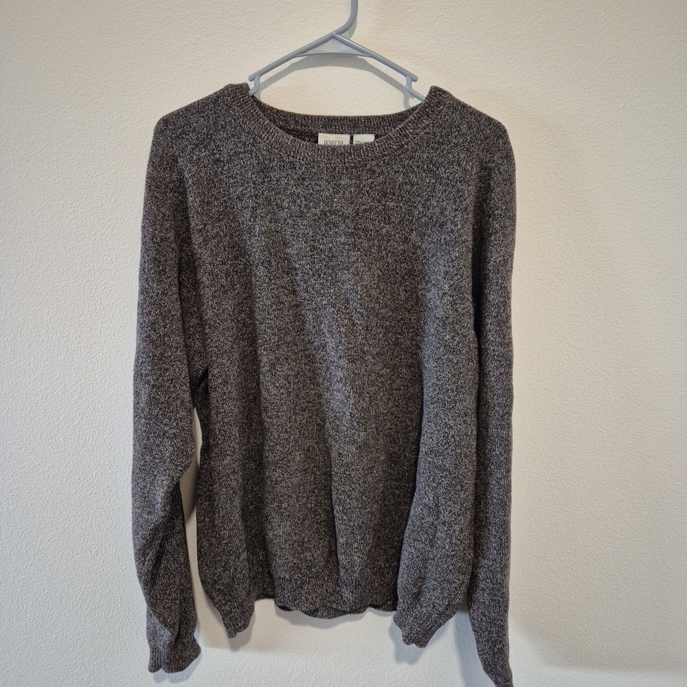 Field Gear FG Crewneck Classic Pullover Jumper Sweater Charcoal Gray Size L